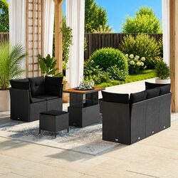 Practical and Affordable 8-Piece Garden Sofa Set