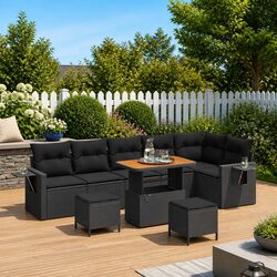 Practical 11 Piece Outdoor Sofa Set for Your Garden