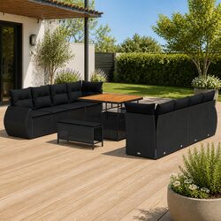 Value-Driven 11-Piece Garden Sofa Set for Relaxation