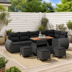 Reliable and Stylish 10-Piece Outdoor Sofa Set