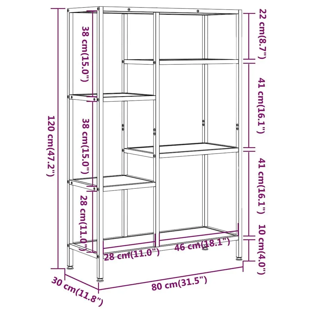 Bookcase Shelving Unit for Organizing Essentials