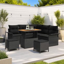 Practical 8-Piece Outdoor Sofa Set with Storage