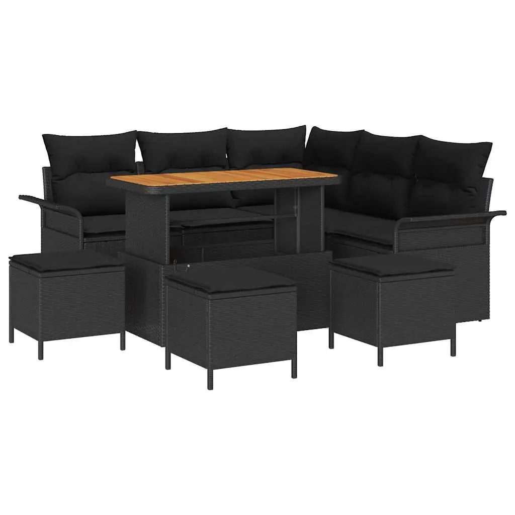 9-Piece Outdoor Sofa Set with Storage