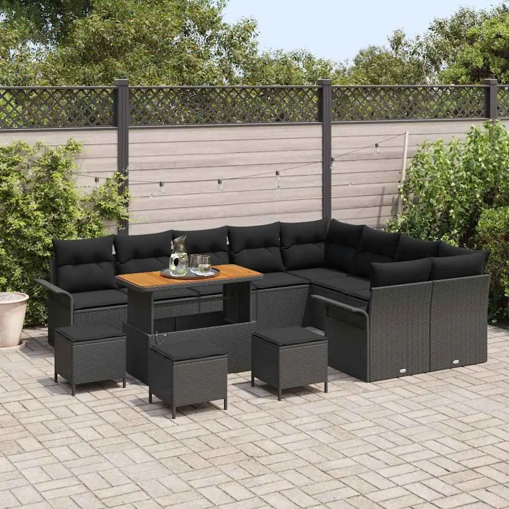 13-Piece Outdoor Sofa Set with Storage