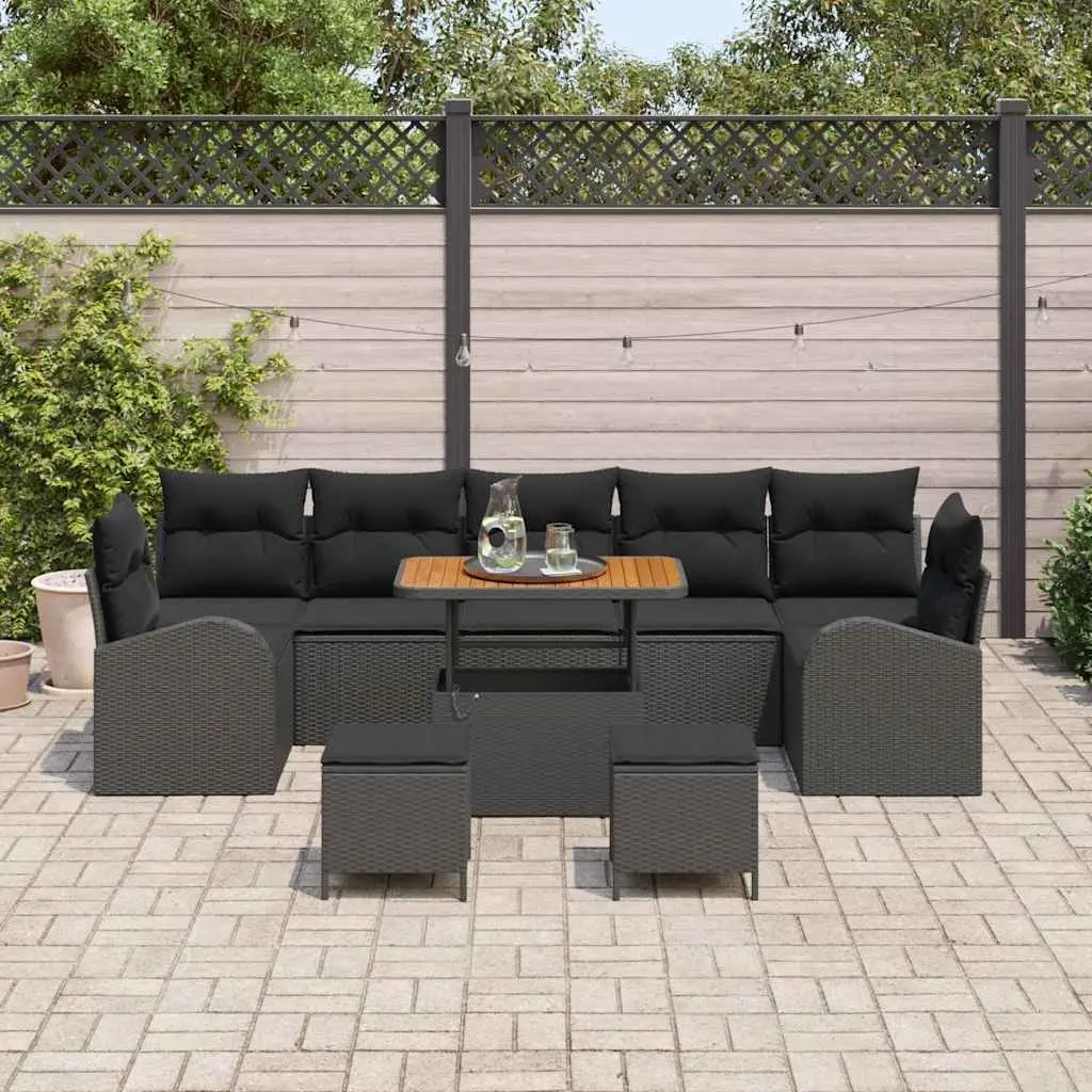 Garden Sofa Set with Storage and Comfort