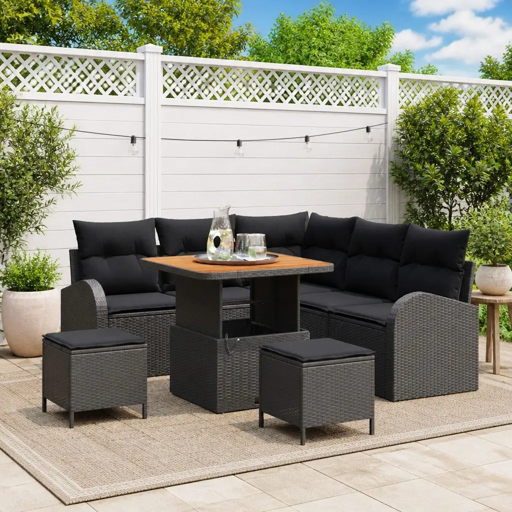 8 Piece Outdoor Sofa Set with Storage
