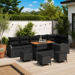Comfortable and Practical 10-Piece Outdoor Sofa Set