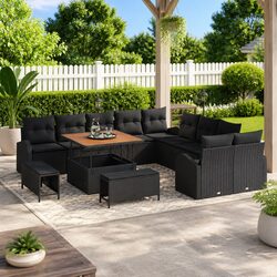 Reliable 13-Piece Outdoor Garden Sofa Set with Storage