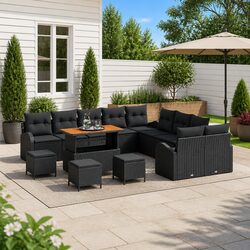 Quality Outdoor Sofa Set with Storage - 14 Pieces