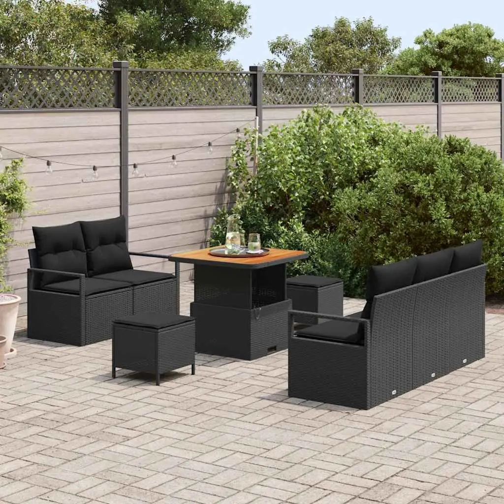 8-Piece Outdoor Sofa Set with Storage