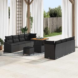 Practical 11-Piece Garden Sofa Set for Outdoor Relaxation