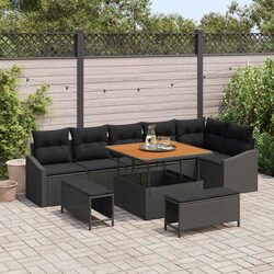 Comfortable and Functional 9-Piece Outdoor Sofa Set