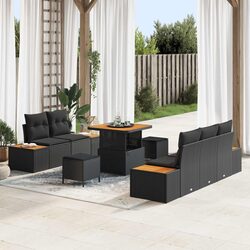 Value-Driven 8-Piece Outdoor Sofa Set with Storage