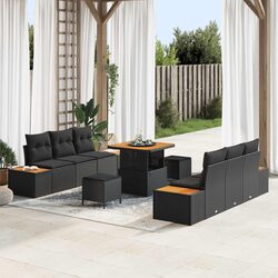 Affordable Comfort: 9-Piece Outdoor Sofa Set