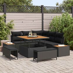 Affordable 8-Piece Modular Garden Sofa Set