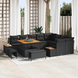 Value-Driven 12-Piece Sofa Set for Outdoor Relaxation