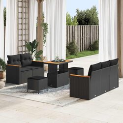 Practical 10-Piece Outdoor Sofa Set for Comfort