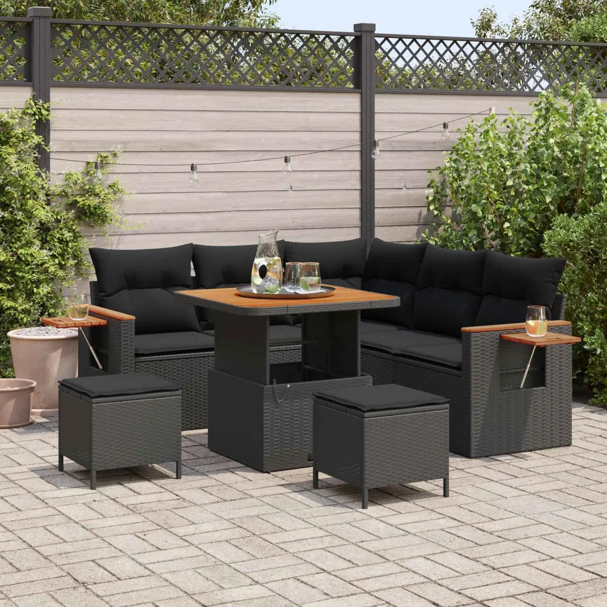 9-Piece Outdoor Sofa Set