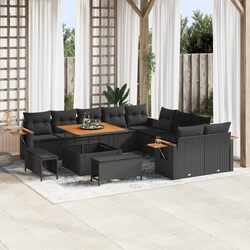 Value and Comfort with 17-Piece Modular Garden Sofa Set