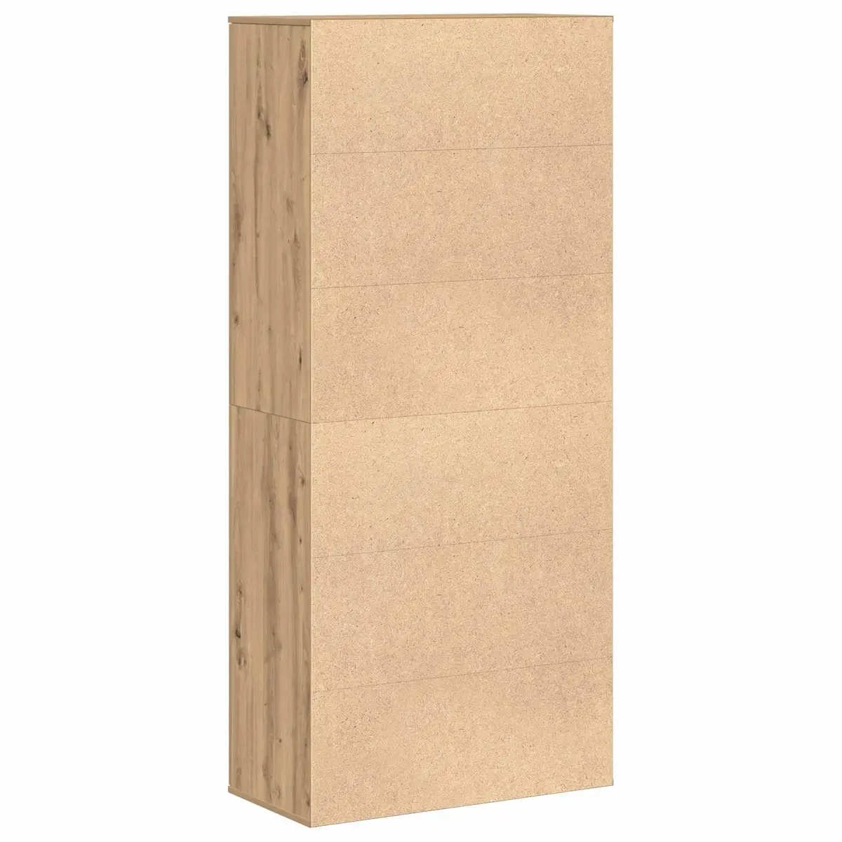 Highboard Storage Cabinet Shoe Organiser 80 x 39 x 178 cm Engineered Wood Beige