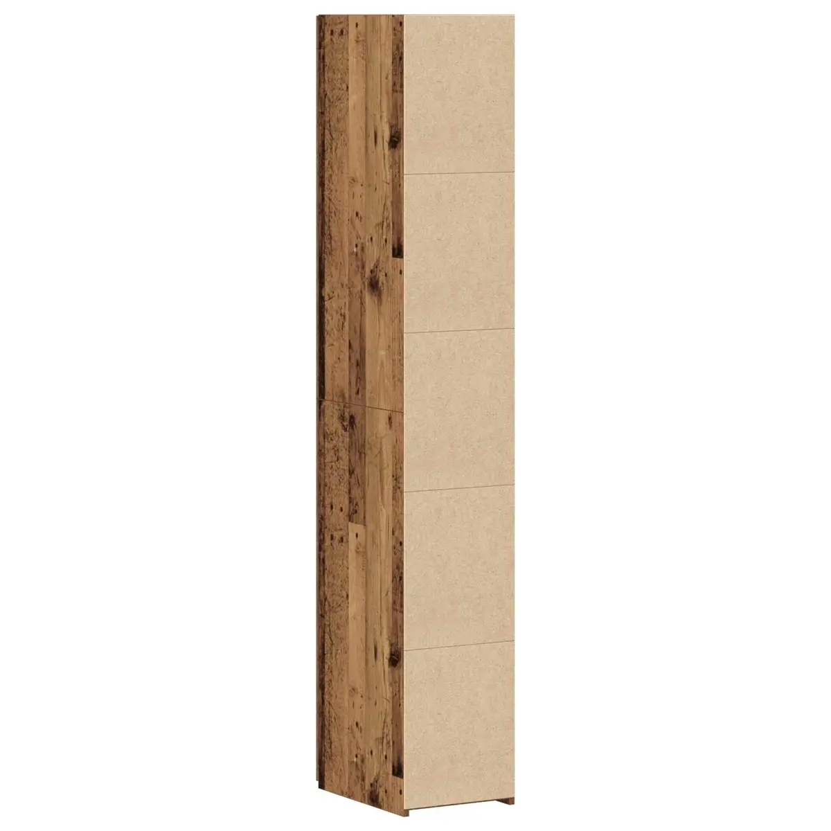 Highboard Old Wood Sideboard Buffet Storage Cabinet 30 x 42.5 x 185 cm Brown