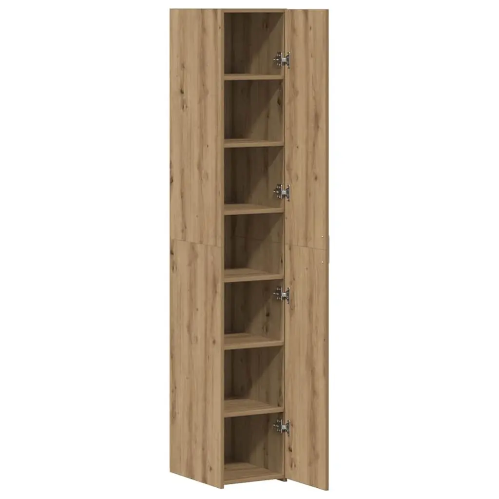 Brown Engineered Wood Highboard for Lasting Use