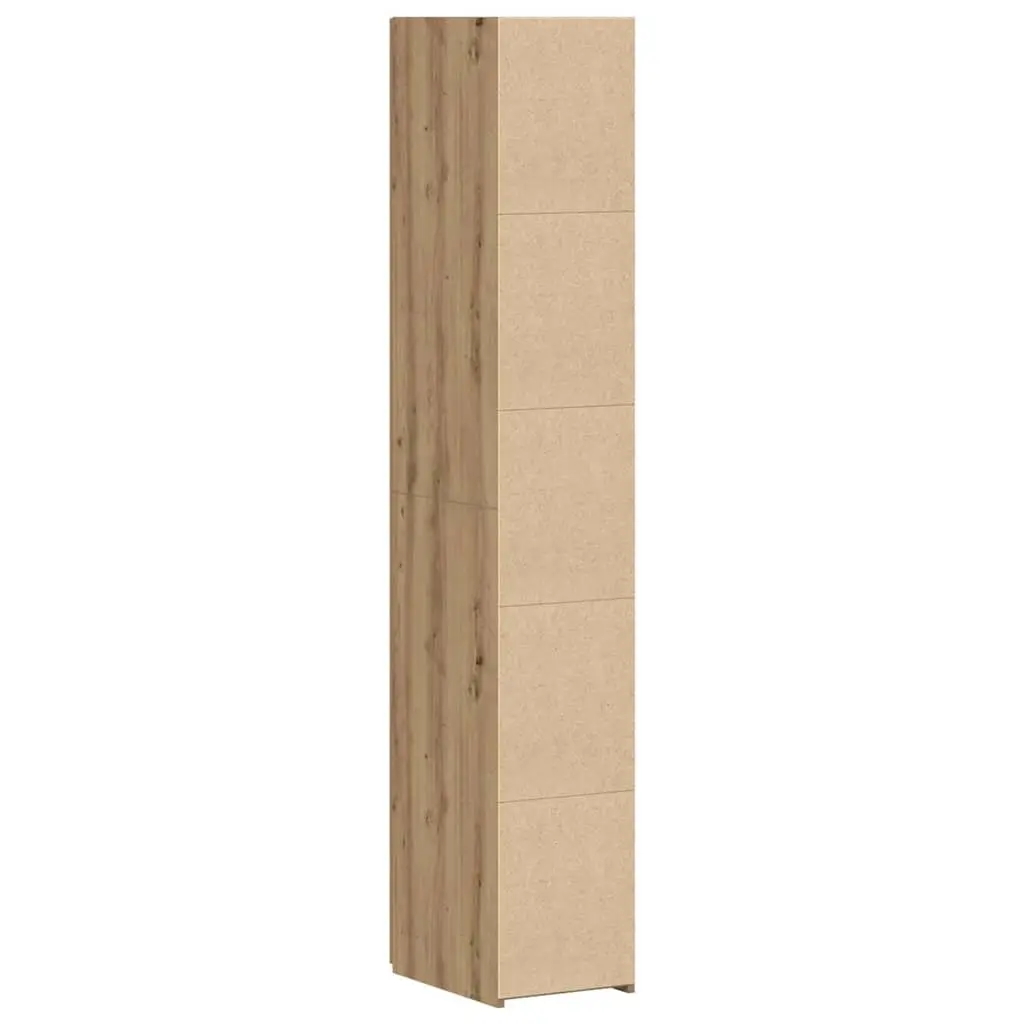 Brown Engineered Wood Highboard for Lasting Use