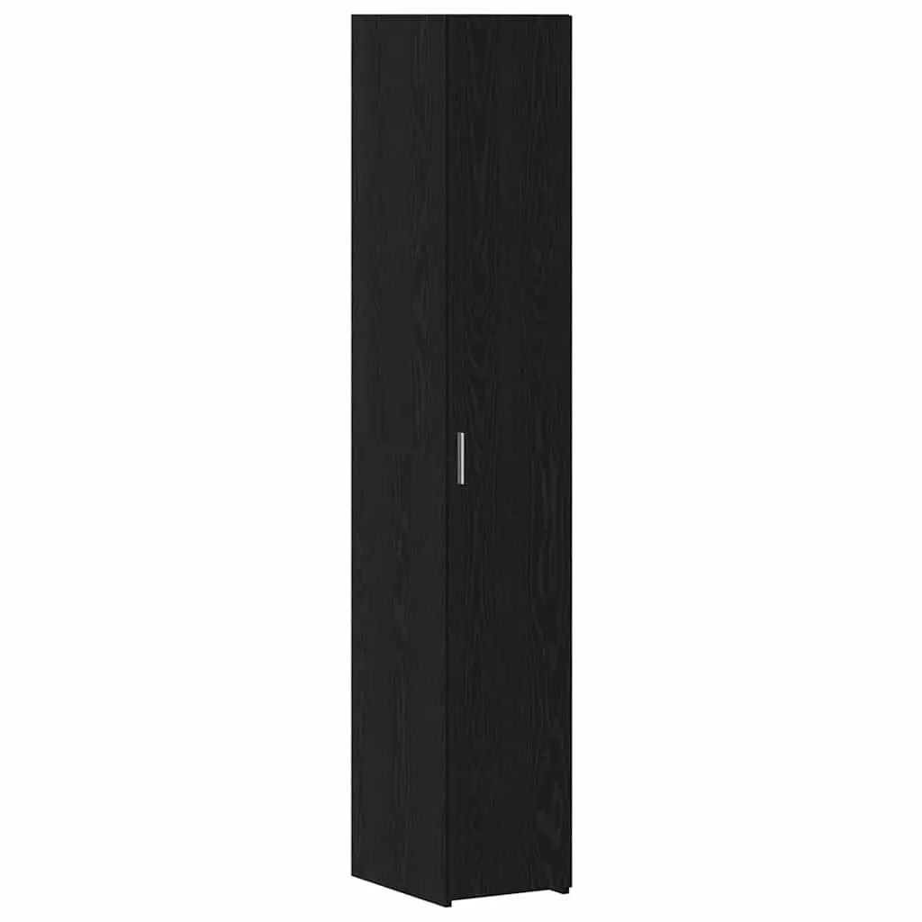 Highboard Black Oak Storage Cabinet Living Room Furniture Bedroom Organiser