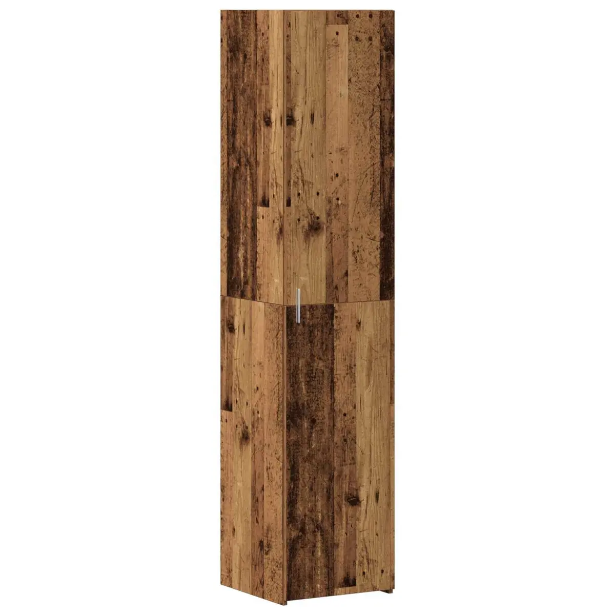 Highboard Storage Cabinet Tall 185cm Brown Engineered Wood