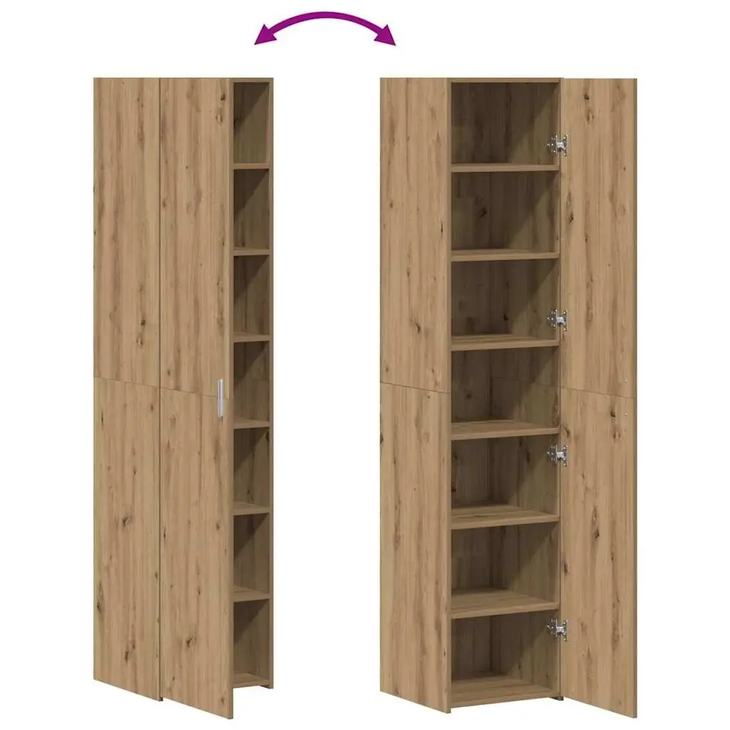 Engineered Wood Highboard with Ample Storage