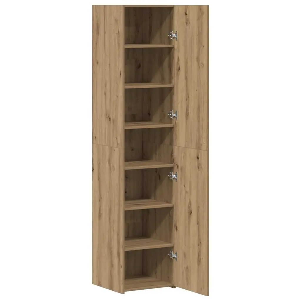 Engineered Wood Highboard with Ample Storage