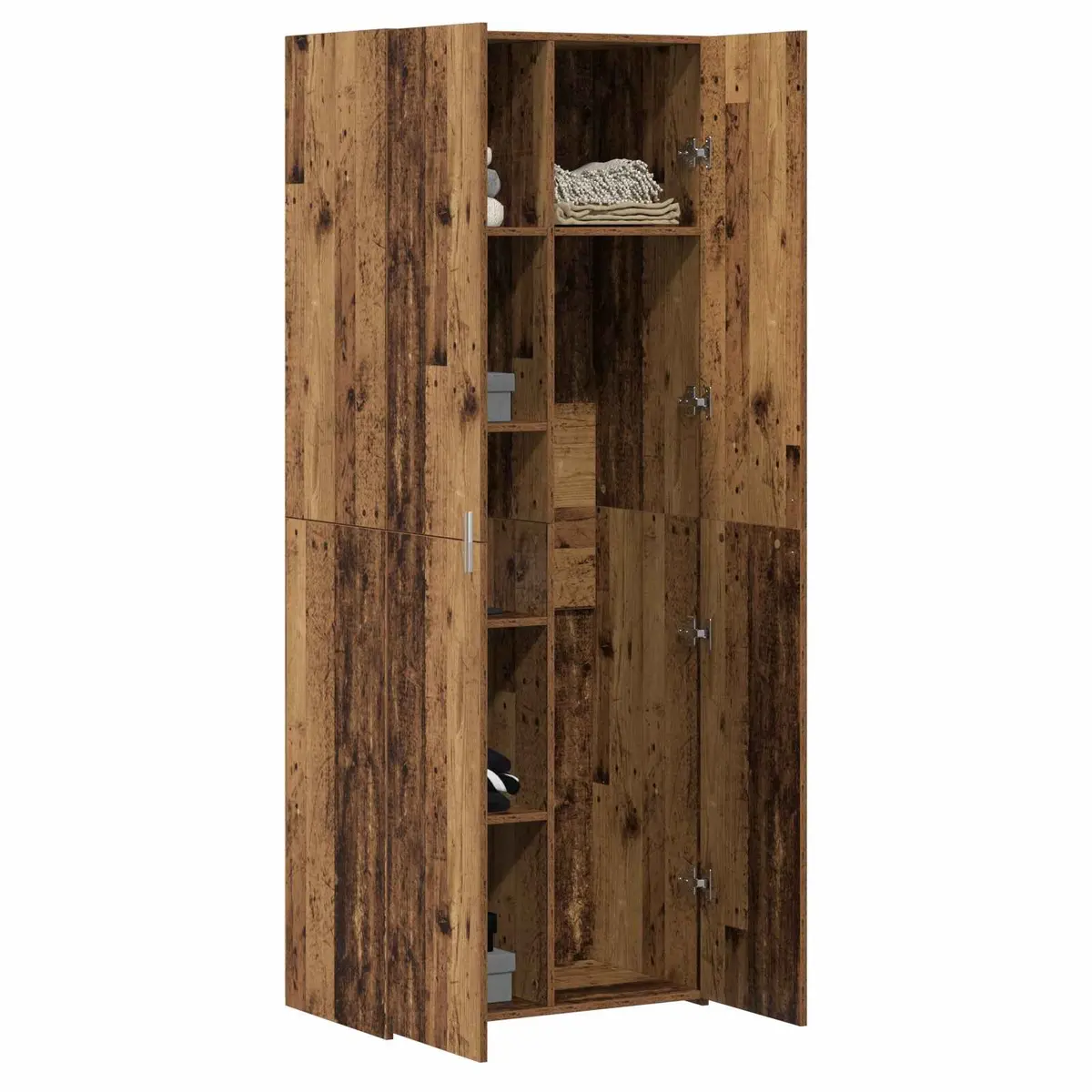 Rustic Wooden Buffet Sideboard