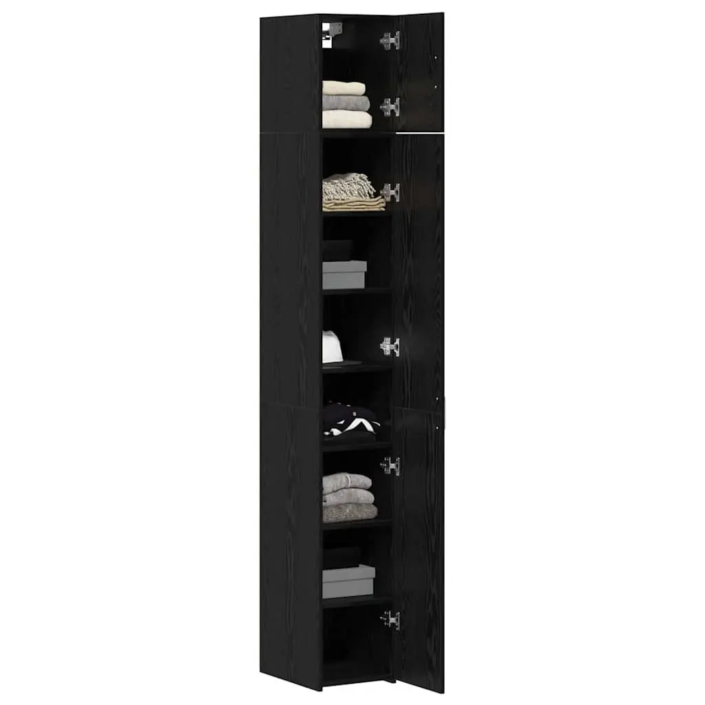 2-Piece Storage Cabinet with Adjustable Shelves