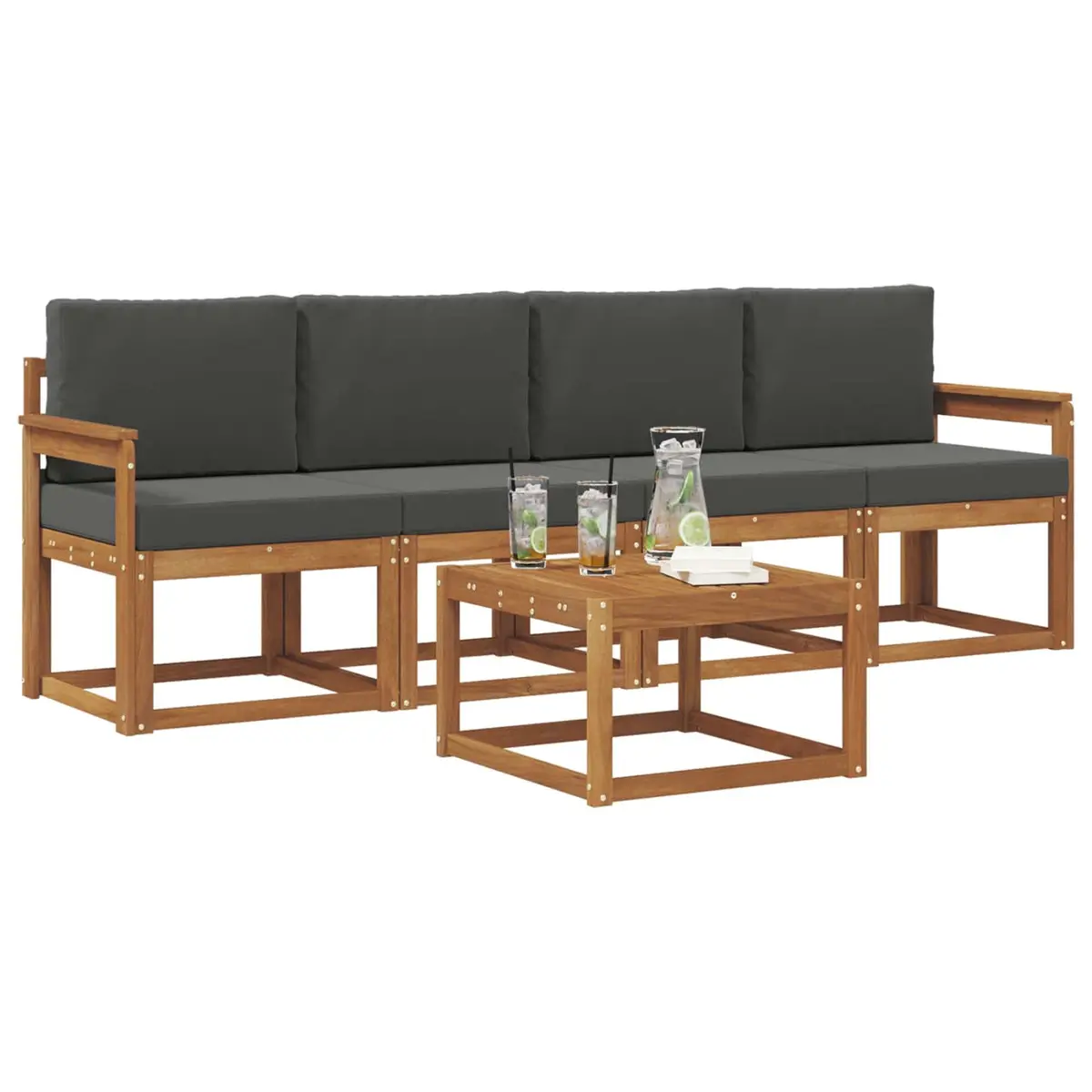 5-Piece Outdoor Sofa Set for Longevity
