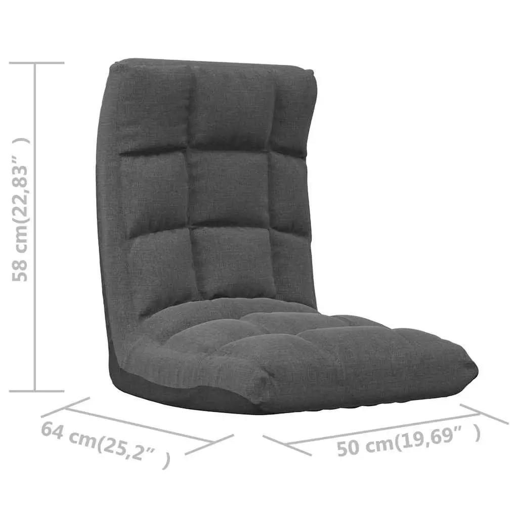 Grey Floor Chair for Relaxation