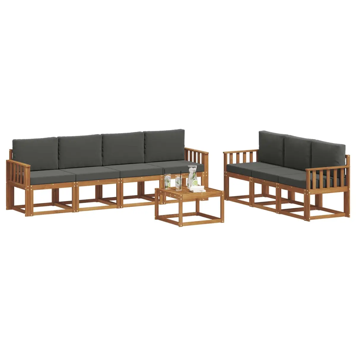 8-Piece Outdoor Sofa Set for Comfort