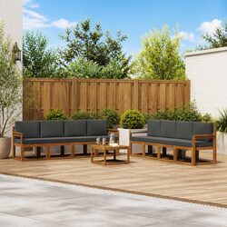 Comfortable and Stylish 9 Piece Outdoor Sofa Set