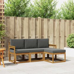 Durable Outdoor Sofa Set with Cushions for Comfort