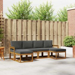 Value-Driven 6-Piece Outdoor Sofa Set in Brown