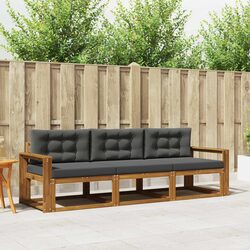Reliable 3-Piece Outdoor Sofa Set Made from Acacia Wood
