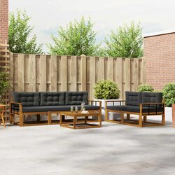 Comfortable 6-Piece Outdoor Sectional Sofa Set