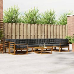 8-Piece Outdoor Sectional Sofa Set - Comfortable & Stylish