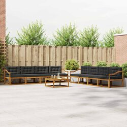 Value-Driven 9-Piece Outdoor Sectional Sofa Set