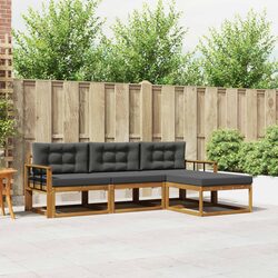 Reliable and Practical 4 Piece Outdoor Sofa Set