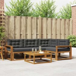 Comfortable 5-Piece Outdoor Sofa Set with Cushions