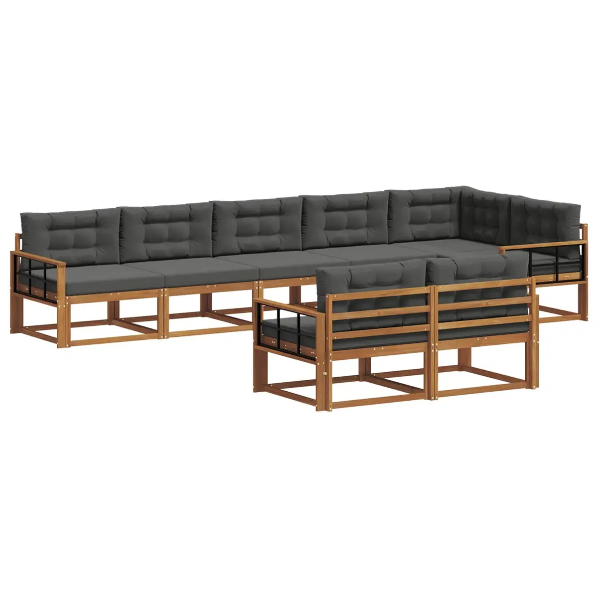 8-Piece Outdoor Sofa Set for Comfort and Style