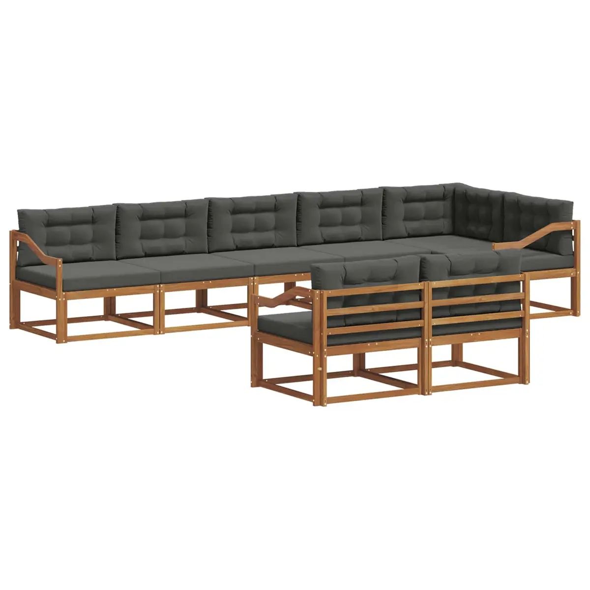 8-Piece Outdoor Sectional Sofa Set
