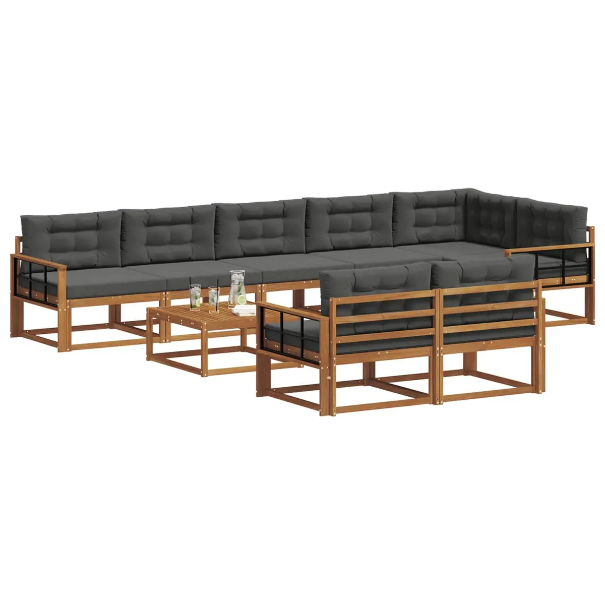 9-Piece Outdoor Sofa Set