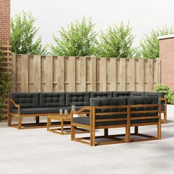 Quality 9-Piece Outdoor Sofa Set for Comfort