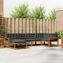 Reliable 6-Piece Outdoor Sofa Set with Solid Construction